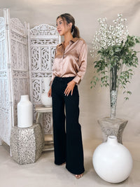 L'Agence Clayton H/R Wide Leg