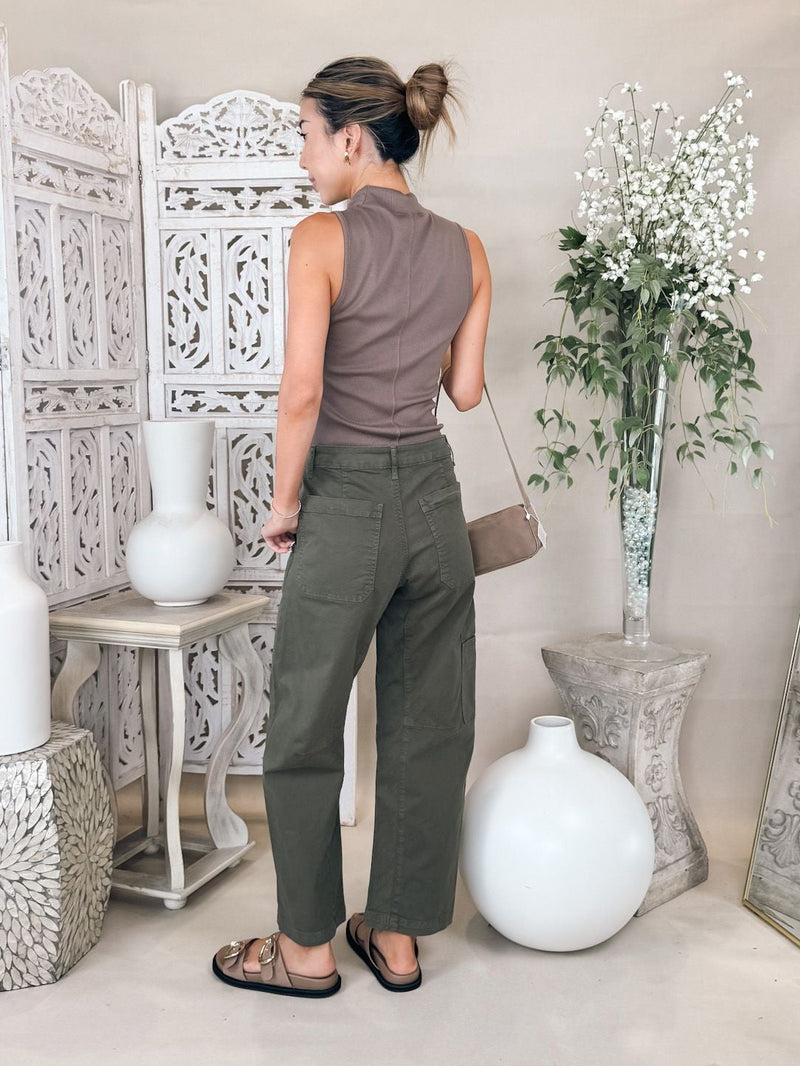 Michael Stars Chiara Drape Neck Tank