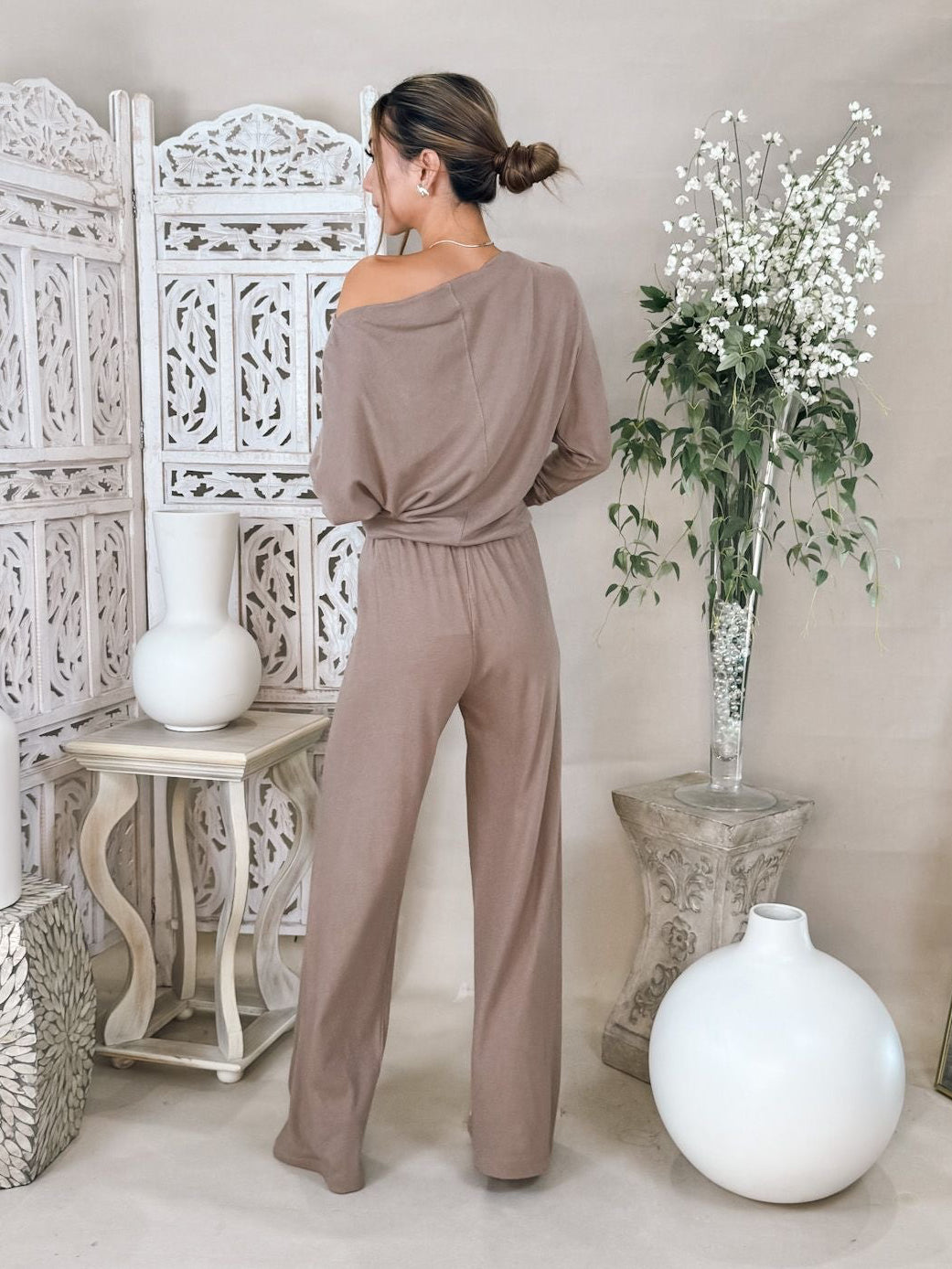 Enza Costa Cashmere Drawcord Pant