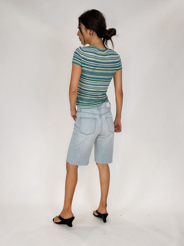 Pistola Nolan Relaxed Straight Cut Off Jean