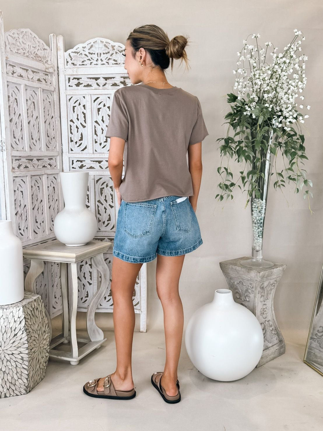 Pistola Saige High Rise A-Line Short