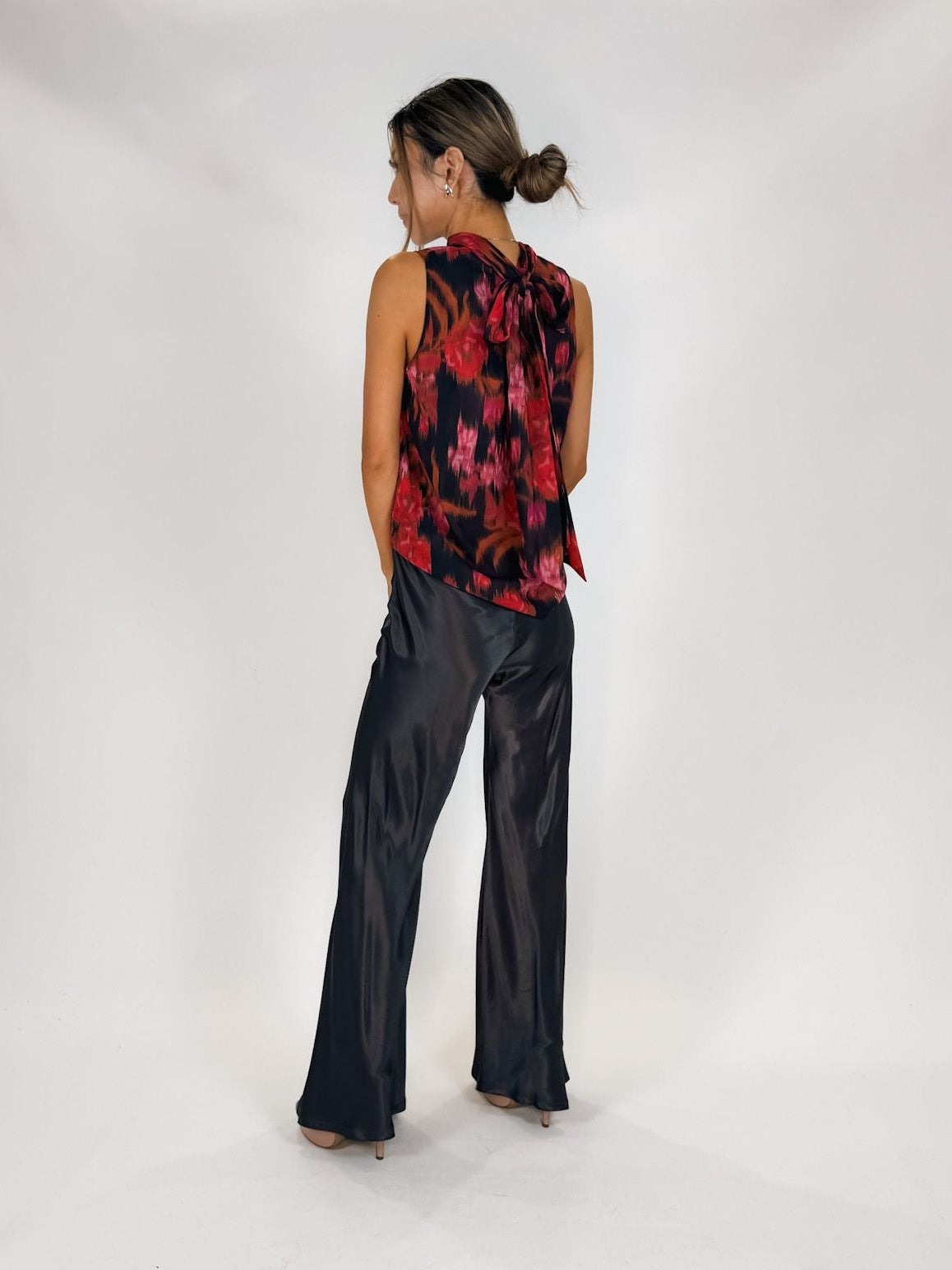 Enza Costa Satin Bias Cut Pant
