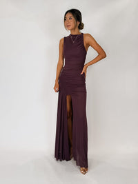 Bec + Bridge Marabou Maxi Dress