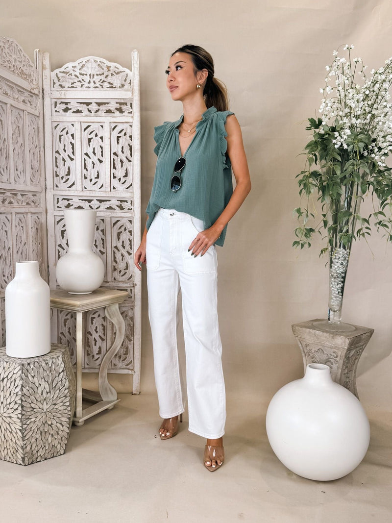 Frame The Modern Pocket Wide Jean