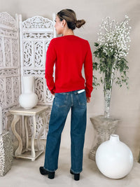 Enza Costa Cashmere Fitted Cardigan