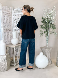 Pistola Kacey Mid Rise Cuffed Boyfriend Jean