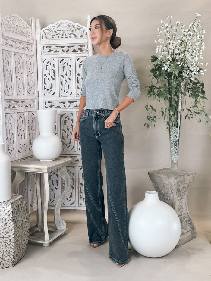 Rails Getty Twist Seam Wide Leg Jean