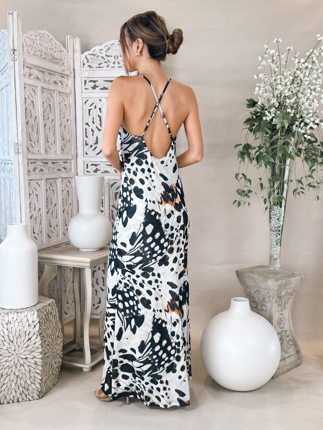 Stillwater Mesh Siren Song Maxi Dress