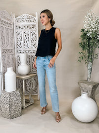 Bella Dahl S/L Button Back Top