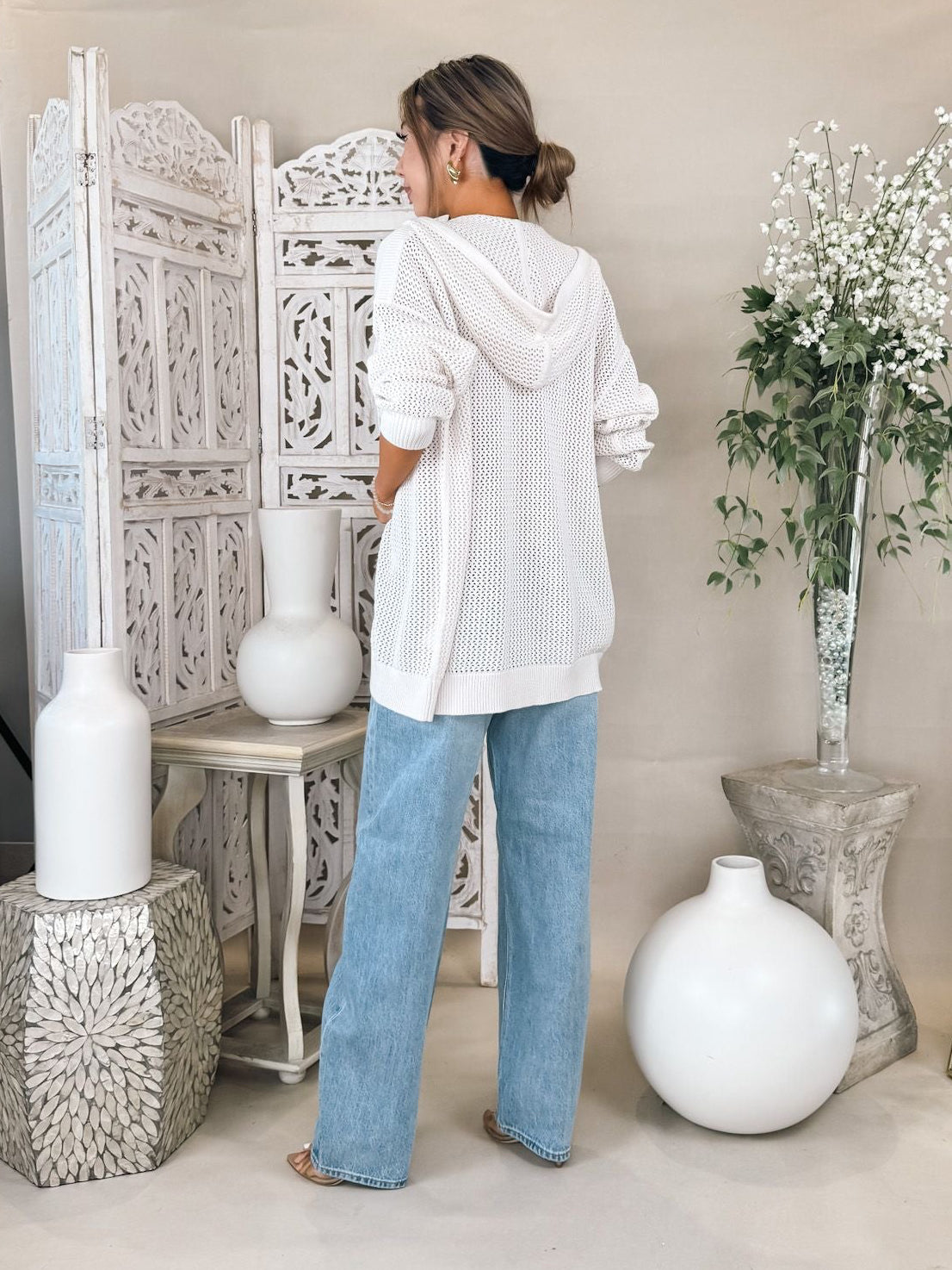 Splendid Nala Zip Up Sweater Hoodie