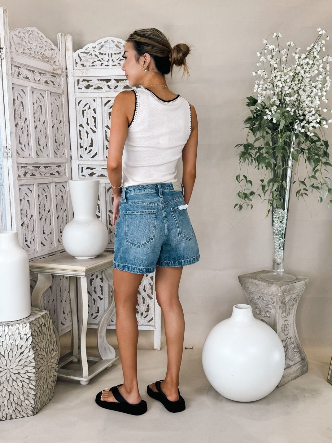 Pistola Saige High Rise A-Line Short