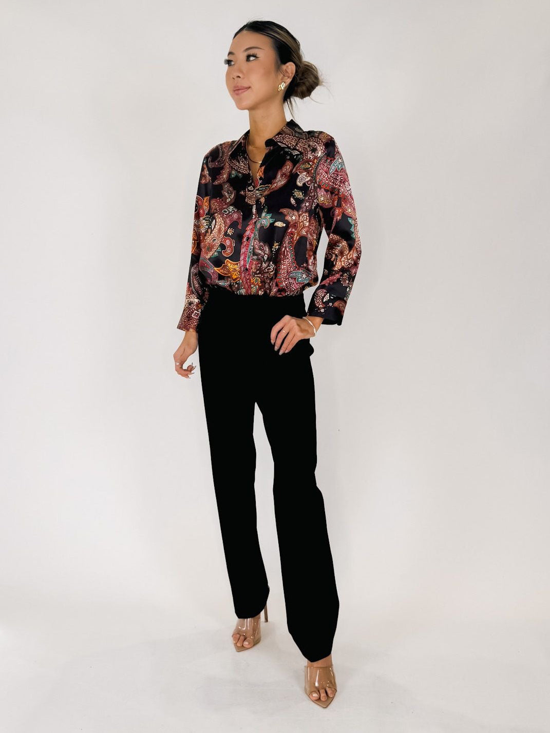 L'Agence Dani 3/4 Sleeve Blouse