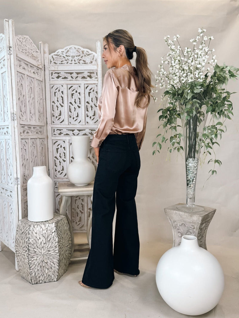L'Agence Clayton H/R Wide Leg