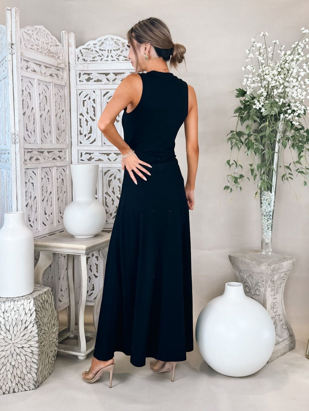 perfectwhitetee Liza Slub Jersey Skirt