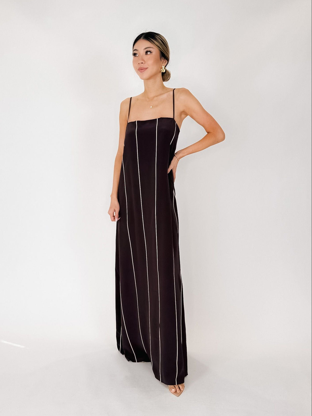 Bondi Born Orta Silk Slip Dress