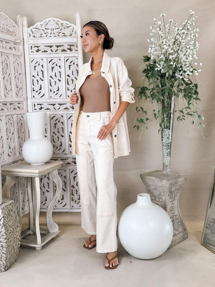 L'Agence Nica Scoop Neck Tank Bodysuit