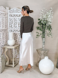 Enza Costa Supima Cotton New Classic V-Neck Cardi