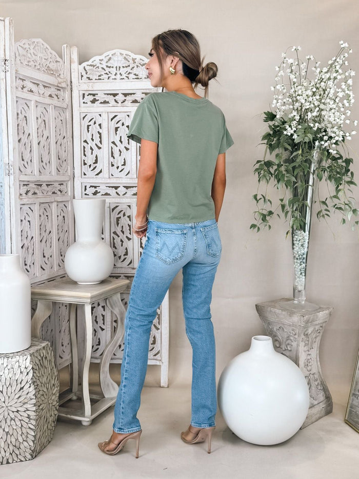 perfectwhitetee Harley Cotton SS Boxy Crew Tee