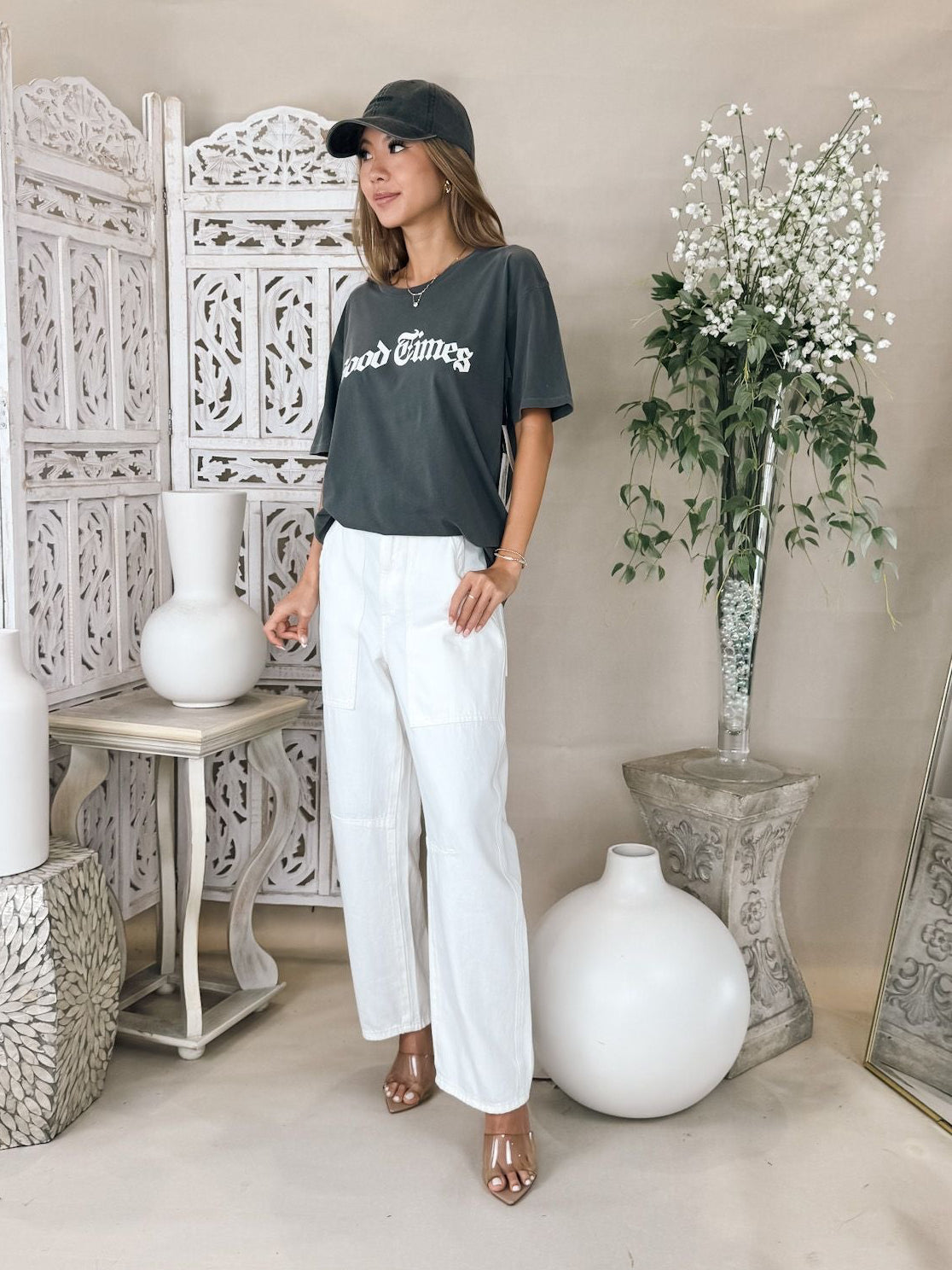 Enza Costa Utility Pant in Italian Denim