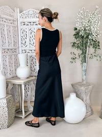 Z Supply Izabel Luxe Satin Skirt