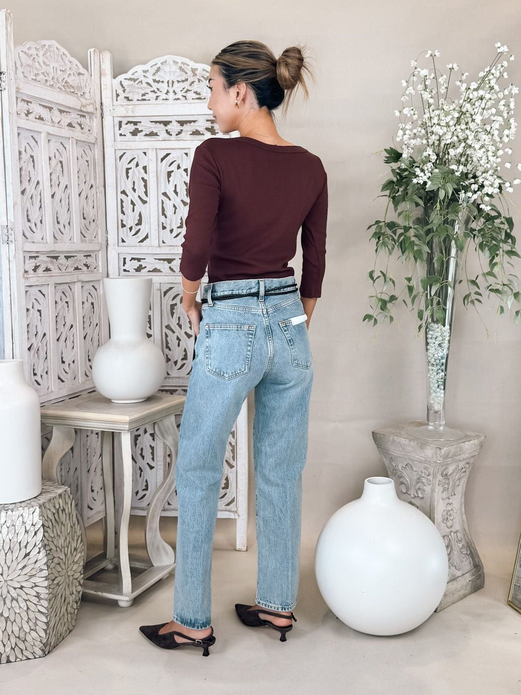 Frame The Vertical Crop Jean