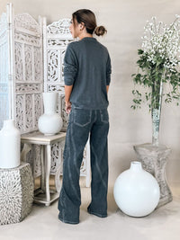 Rails Getty Twist Seam Wide Leg Jean