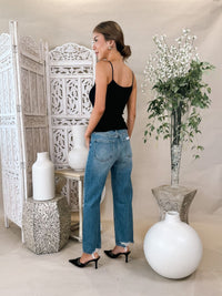 Pistola Cassie Super High Rise Straight Crop