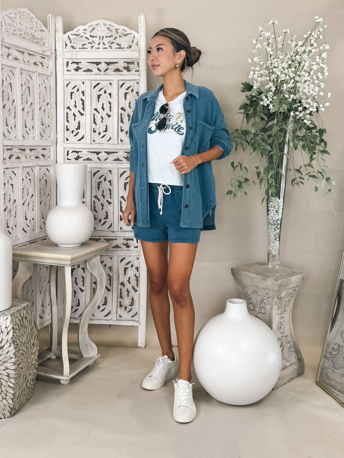 Z Supply All Day Knit Denim Jacket