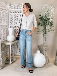 Pistola Ryder High Rise Cuffed Straight