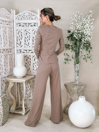 Enza Costa Cashmere Easy Cuffed Crew