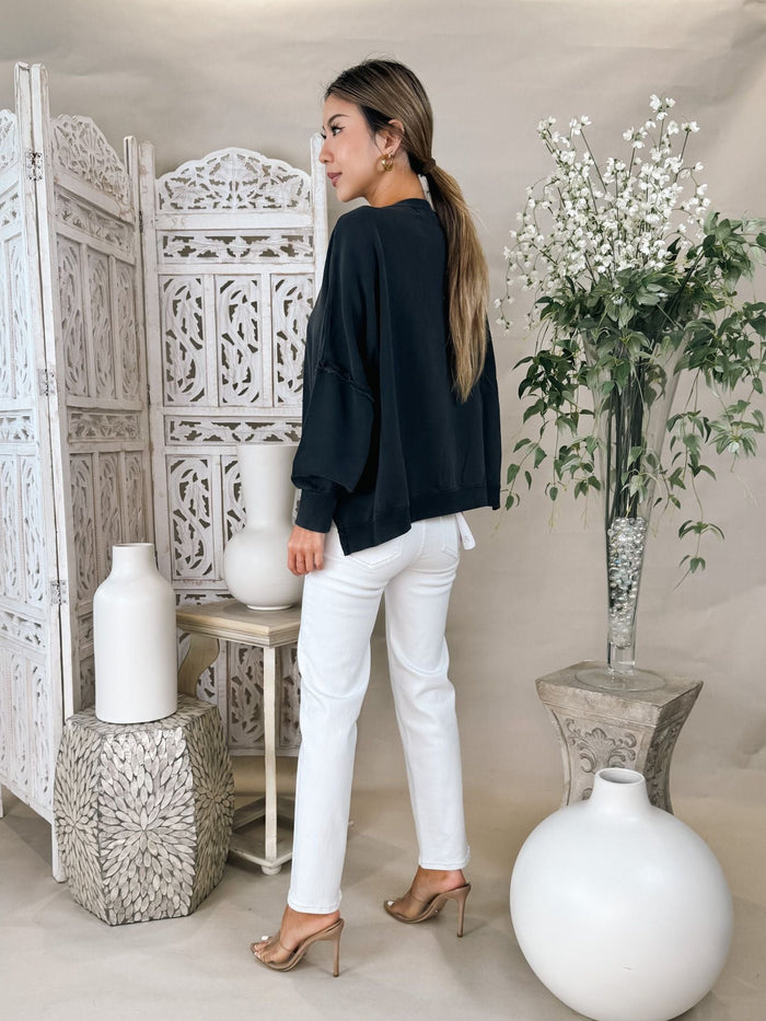 Elan Oversized Crewneck Top