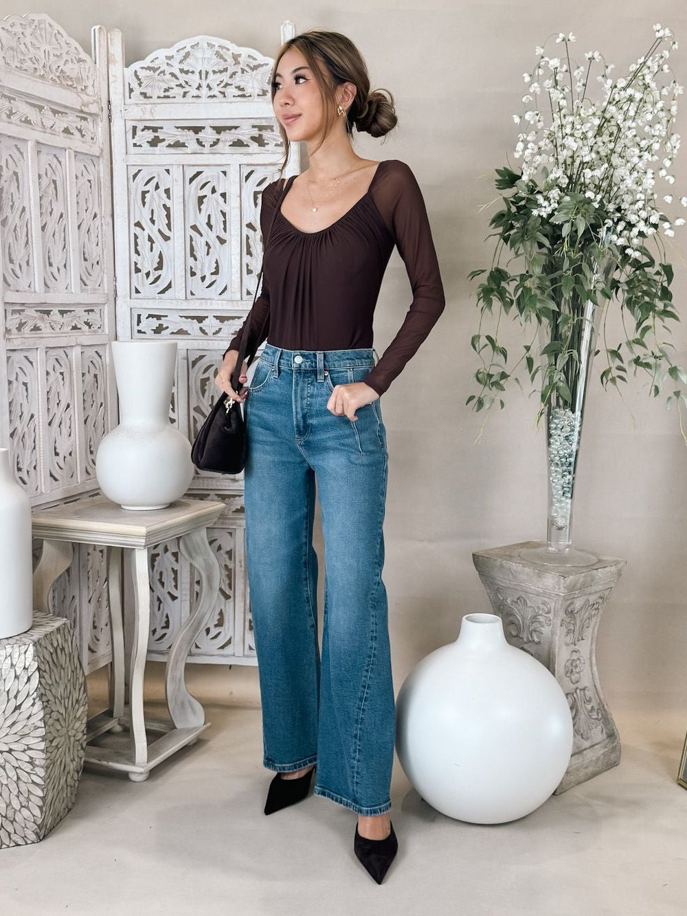 L' Agence Gwendolyn L/S Bodysuit