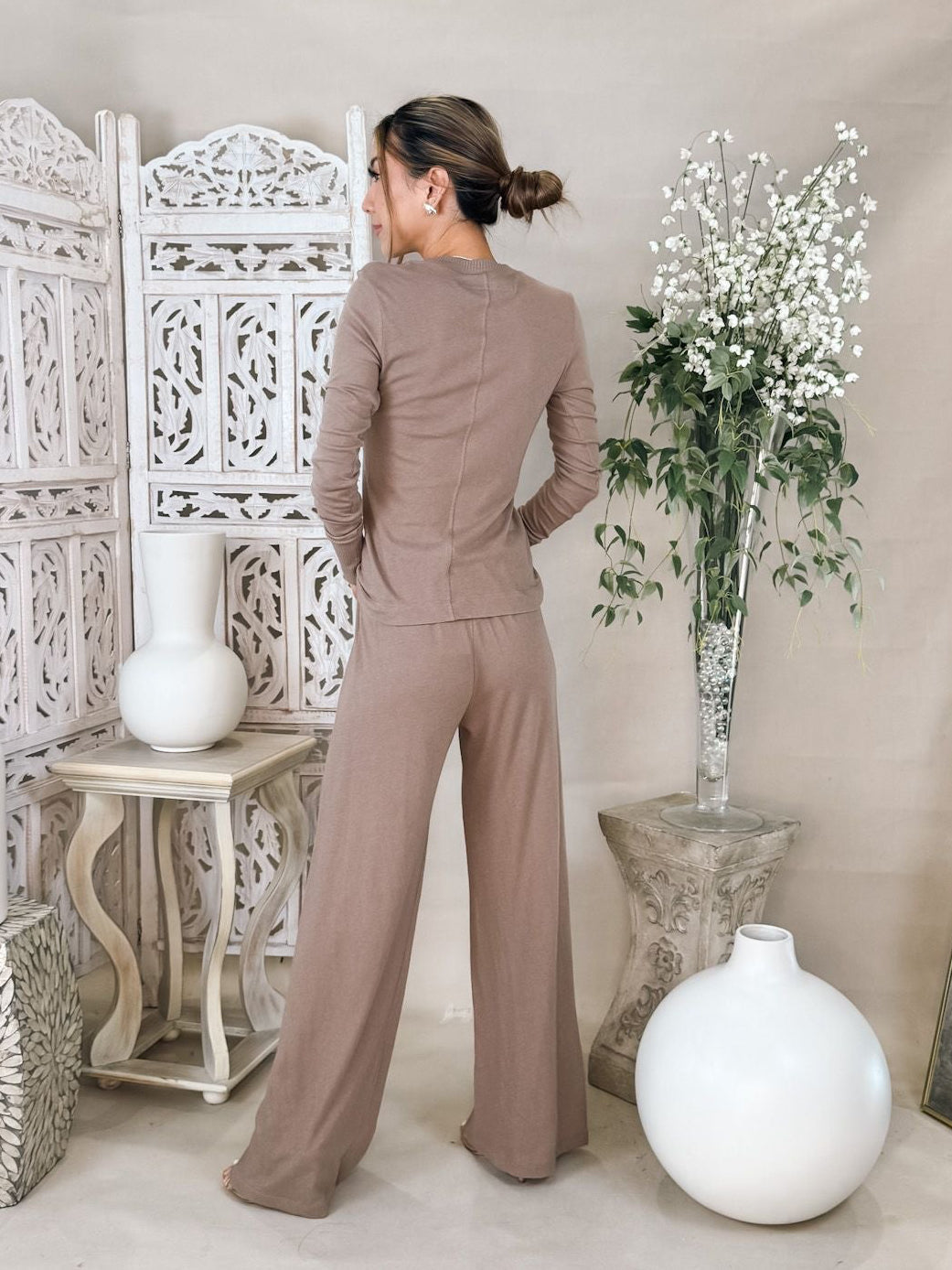 Enza Costa Cashmere Drawcord Pant