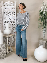 Vir Vita Camille Striped Top