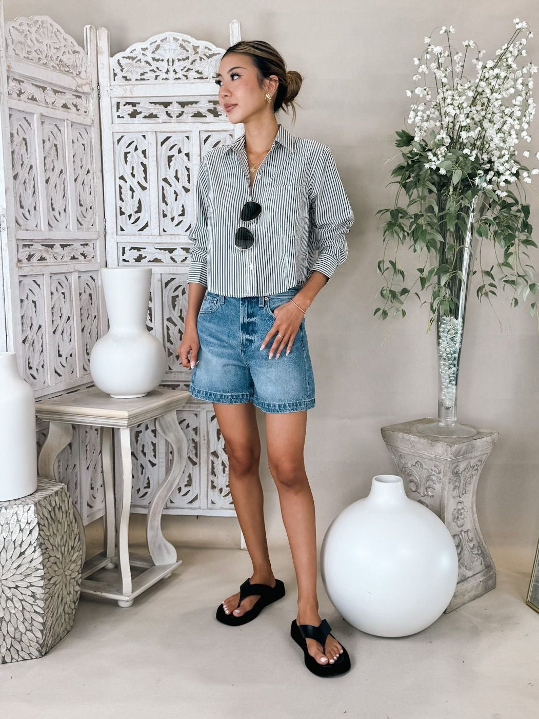 Pistola Saige High Rise A-Line Short