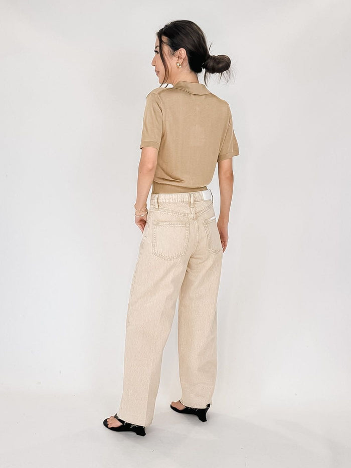 Pistola Tate Crop H/R Bowed Leg