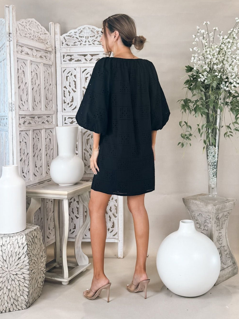 Bella Dahl Pullover Puff Sleeve Dress