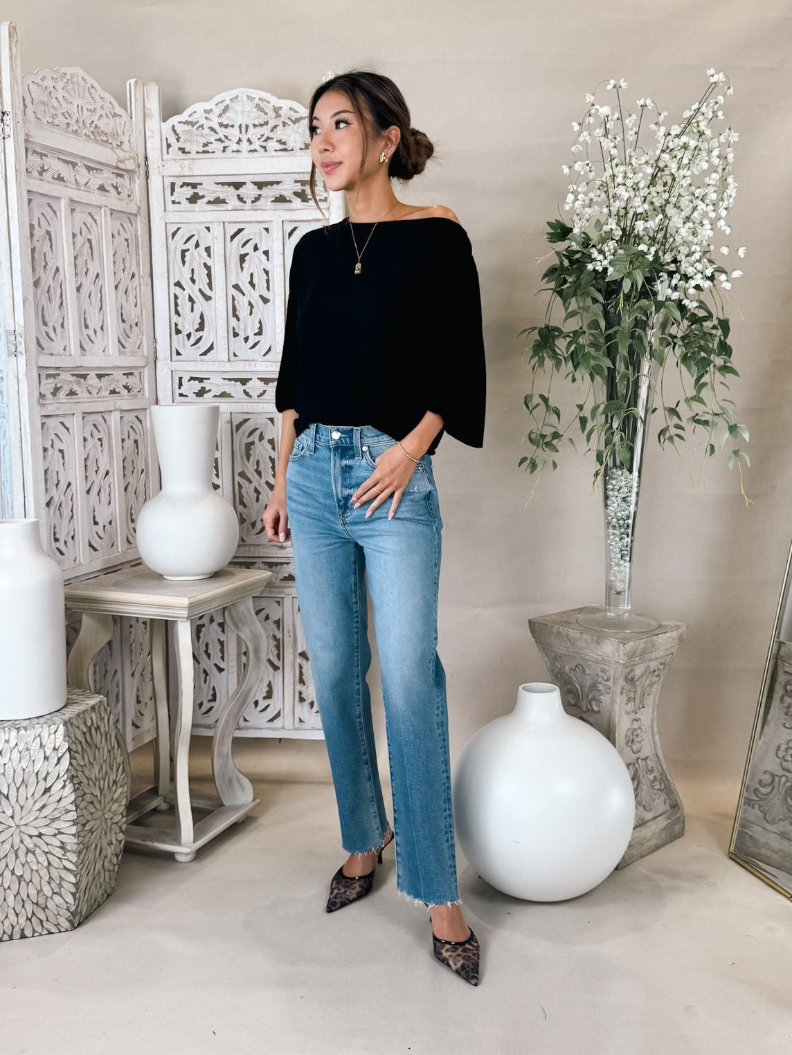 Pistola Charlie High Rise Classic Straight Ankle