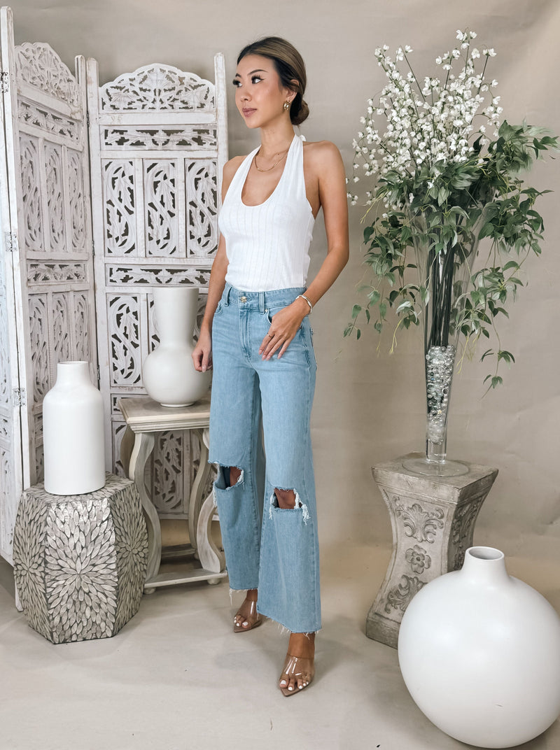 Vir Vita Pauline Pointelle Halter Top