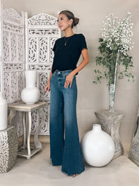 Pistola Izzy Mid Rise Wide Leg Jean