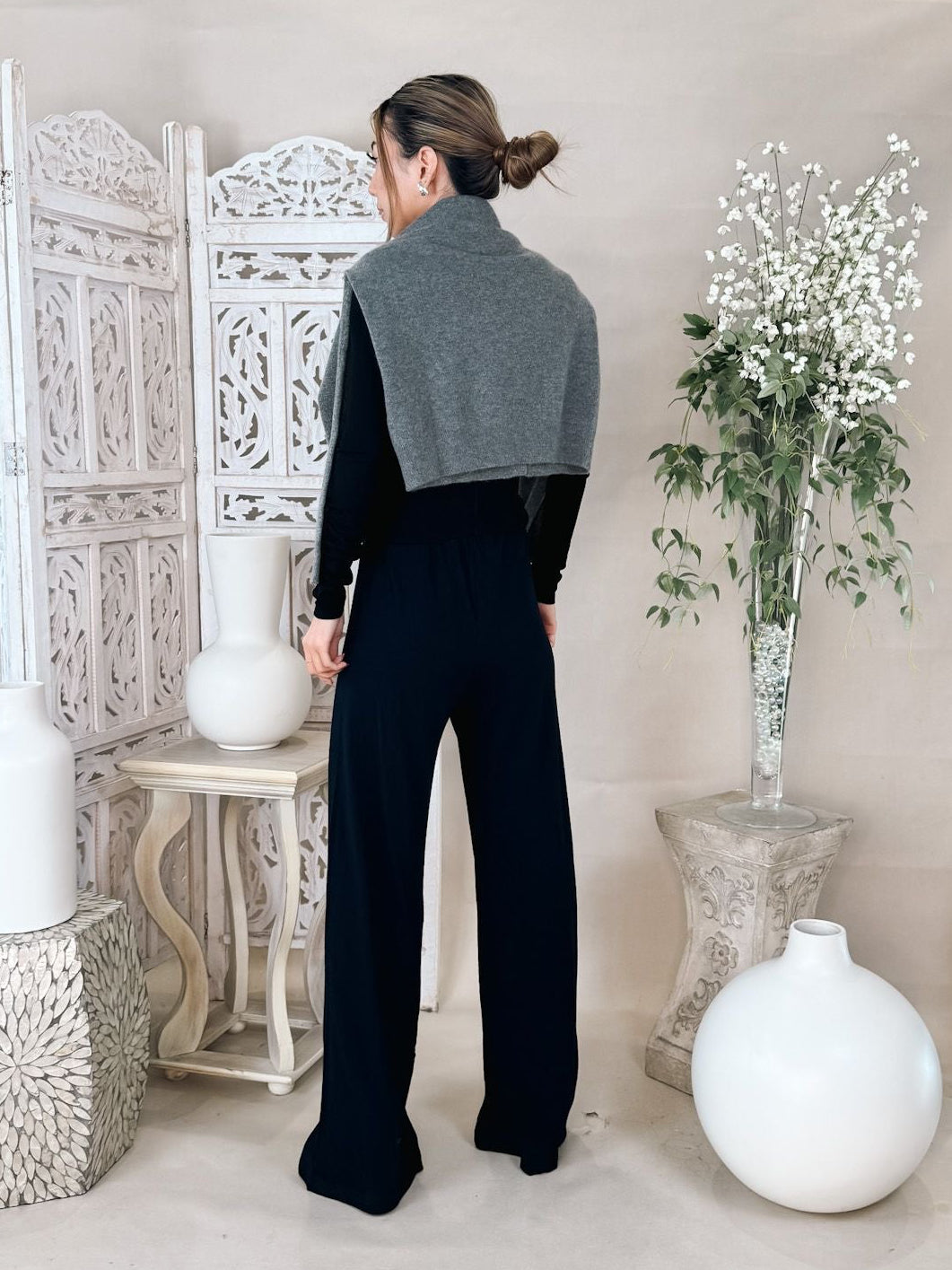 Enza Costa Cashmere Drawcord Pant