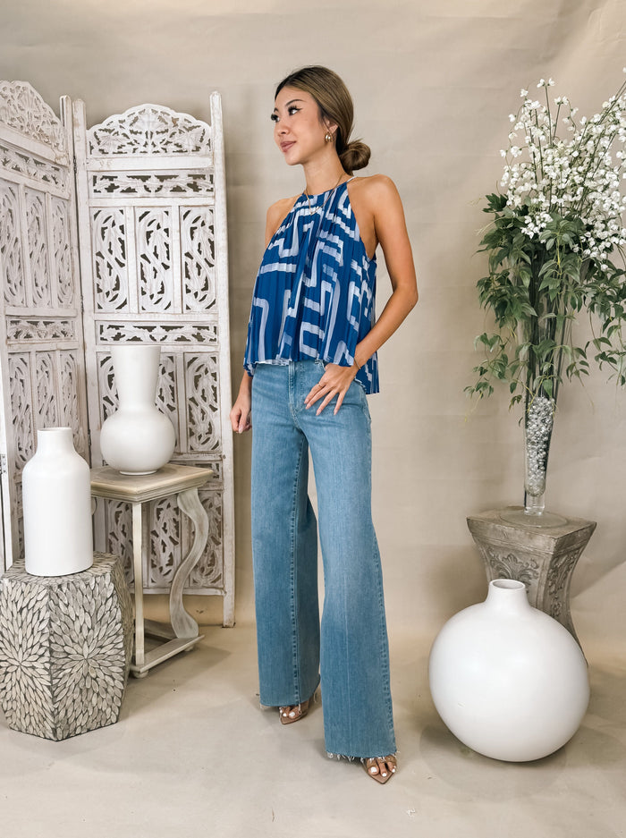 Bella Dahl Pleated Halter Top