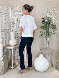 Mother The Mid Rise Dazzler Ankle Jean