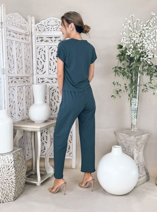 Perfectwhitetee Hendrix Cotton SS Boxy V Neck Tee