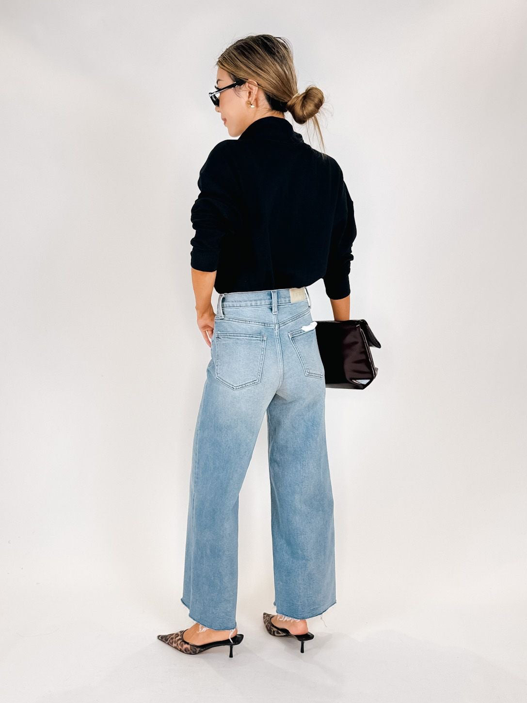 Pistola Lana Crop High Rise Ultra Wide Leg