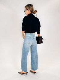 Pistola Lana Crop High Rise Ultra Wide Leg