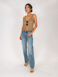 Pistola Lexi Mid Rise Bowed Straight