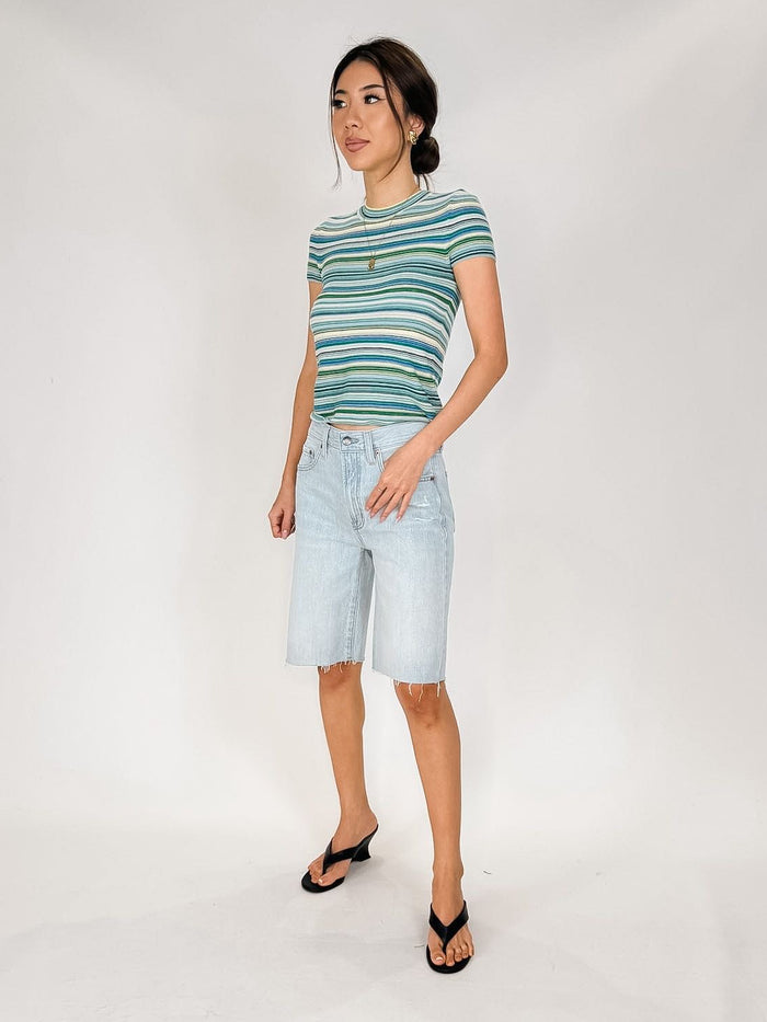 Pistola Nolan Relaxed Straight Cut Off Jean
