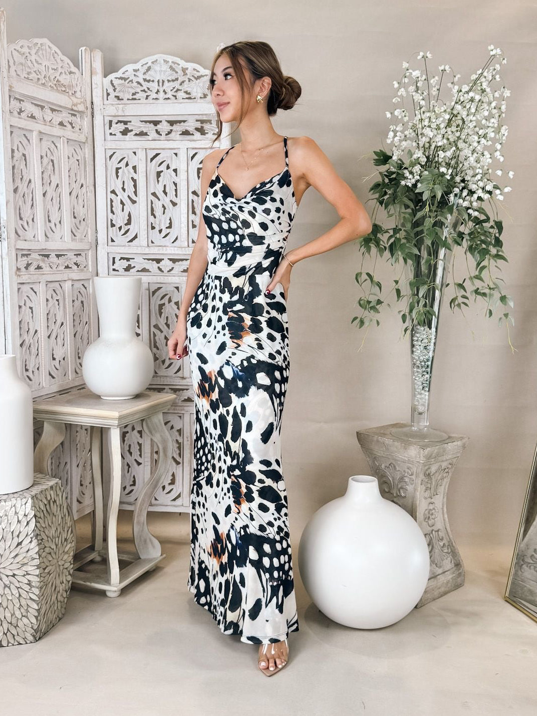 Stillwater Mesh Siren Song Maxi Dress