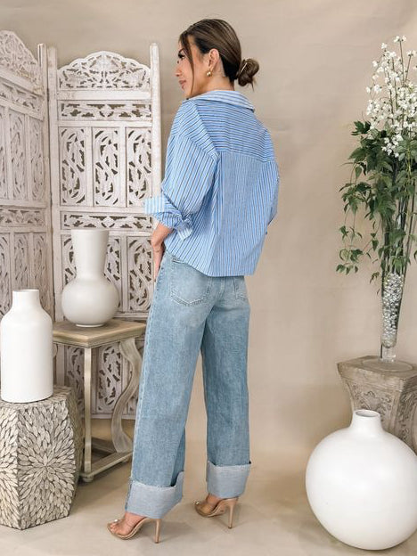 Karina Grimaldi Malaga Stripe Shirt